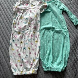 Carter's Butterfly Print Baby Gown Set